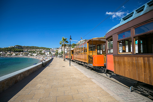 Tramway connecting town to Soller opened in 1913 and is about 5 km long. Some its original, 1913-built cars are still in service on the line.