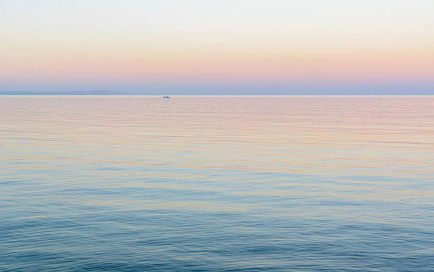 istock Beautiful sunset above the sea 530815162
