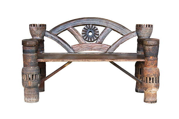 istock Vintage Wooden arm chair 530815427