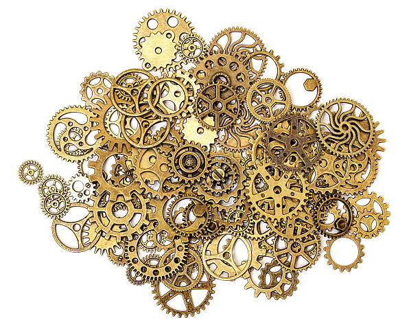 istock Vintage Mechanical Cogwheel Gears Wheels 530815654