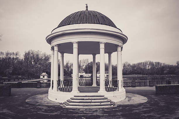 Stanley Park Band Stand stock photo
