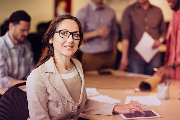 istock Mature businesswomna 530817400