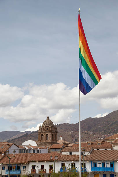istock Plaza de Armas in Cuzco with its flag 530819990