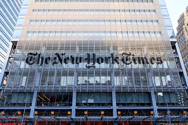 il new york times - times up foto e immagini stock