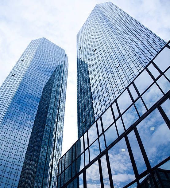 istock Office building in business center 530824957