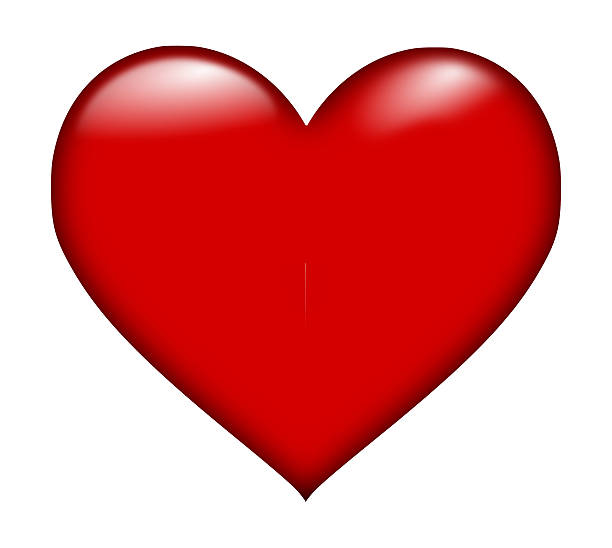 아름다운 붉은 hart, 붉은 심장부에 - pencil colors heart shape paper 뉴스 사진 이미지