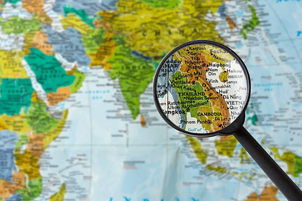 istock Map of Lao People's Democratic Republic 530825156