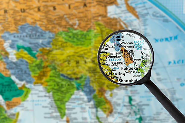 istock Map of South Korea 530825302