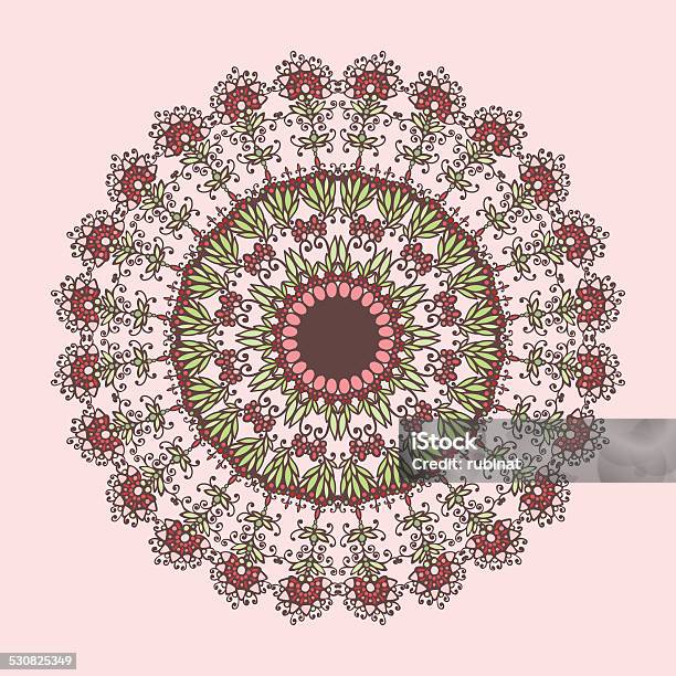 Rounded Arabic Pattern Rounded Pattern Stock Illustration - Download Image Now - Abstract ...