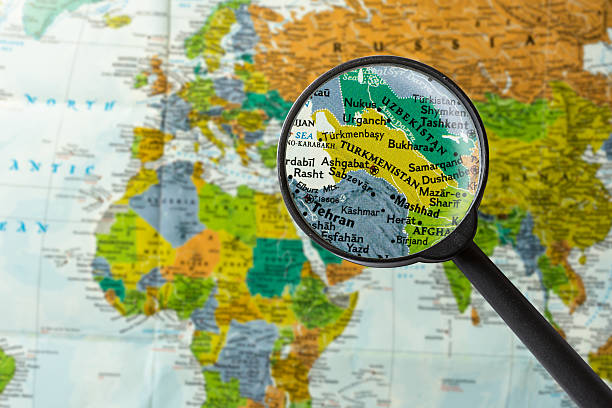 istock Map of Turkmenistan 530825422