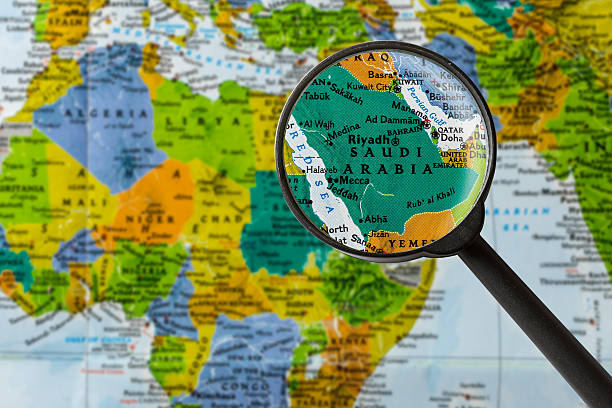 istock Map of Saudi Arabia 530825578