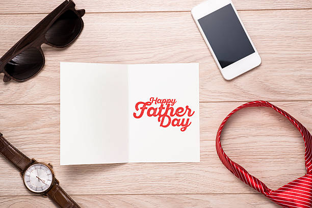 happy father's day - polaroid transfer fotos stock-fotos und bilder