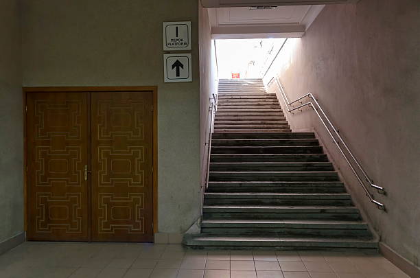 istock Outlet to station platform in railway station Ruse 530825769