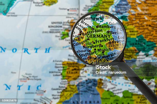 Mapa De Alemania Foto de stock y más banco de imágenes de Alemania - Alemania, Mapa, Negocio
