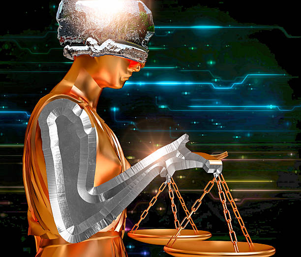 Lady of justice stock photo