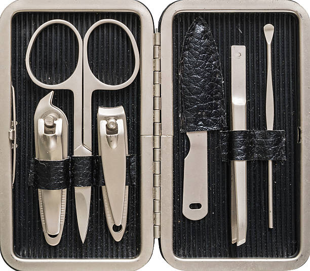 istock Closeup set of beauty equipment background 530828868