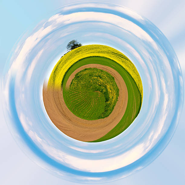 istock Little planet with green grass ecology concept 530830732