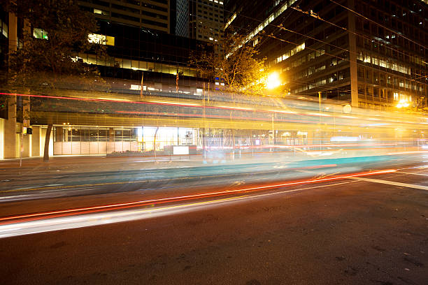 istock road with tramway in san francisco at night 530831376