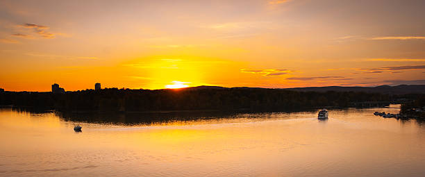 istock Taking a Riverboat cruise in the summer evening. 530832323