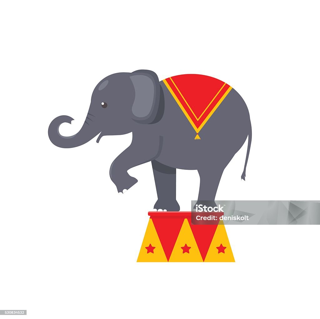 Circus Elephant Icon Stock Illustration - Download Image Now - Circus,  Elephant, Animal - iStock