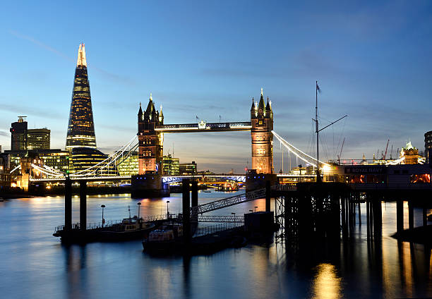 istock Tower bridge River Thames and the Shard. London England. 530838889