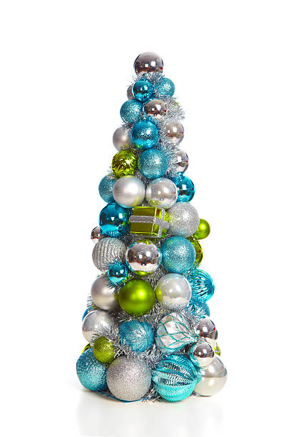 Christmas tree decoration stock photo