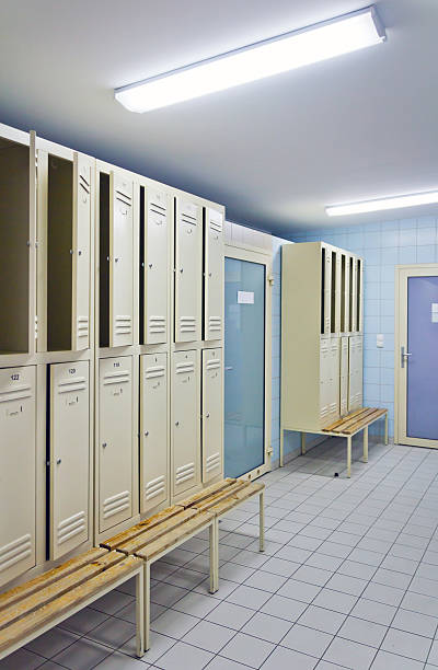 istock Interior of locker room 530841263