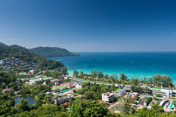 Aerial view ofKata beach in Phuket Thailand