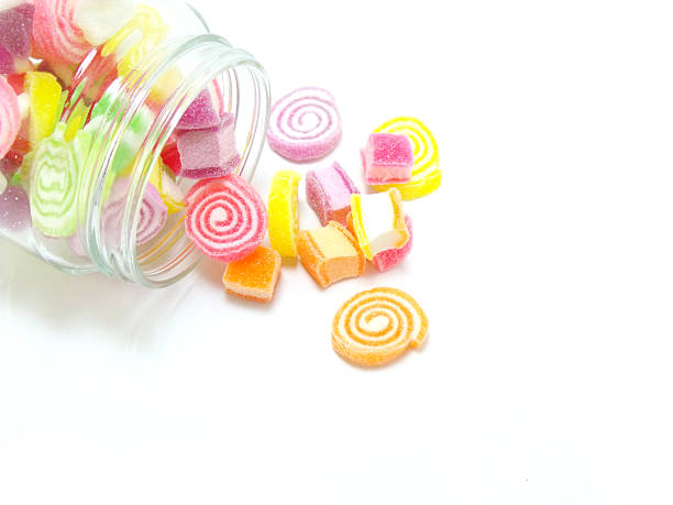istock jelly in glass jar isolated on white background 530843131