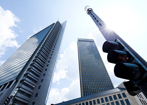 istock Corporate buildings in perspective 530857387