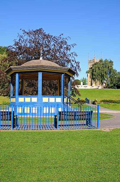 istock Abbey Gardens bandstand, Evesham. 530860277