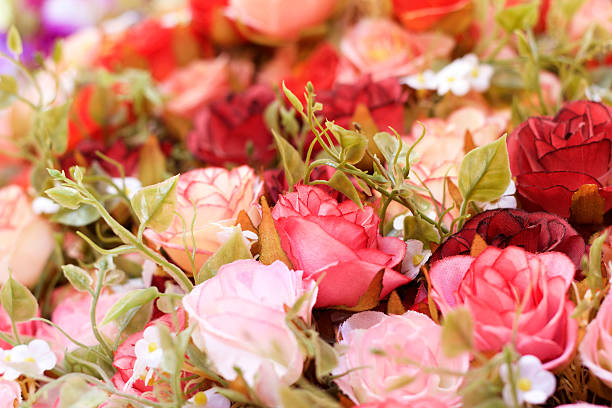 istock beautiful of rose artificial flowers 530865449