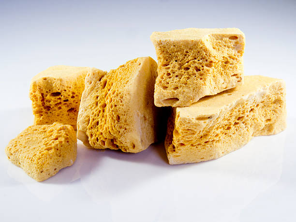 Cinder Toffee stock photo