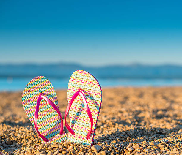 istock Flip flop at the seaside 530866703