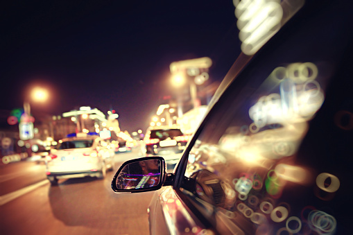 background blur night traffic jams traffic speed