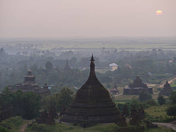 istock Sunset over Mrauk U, Myanmar 530885575