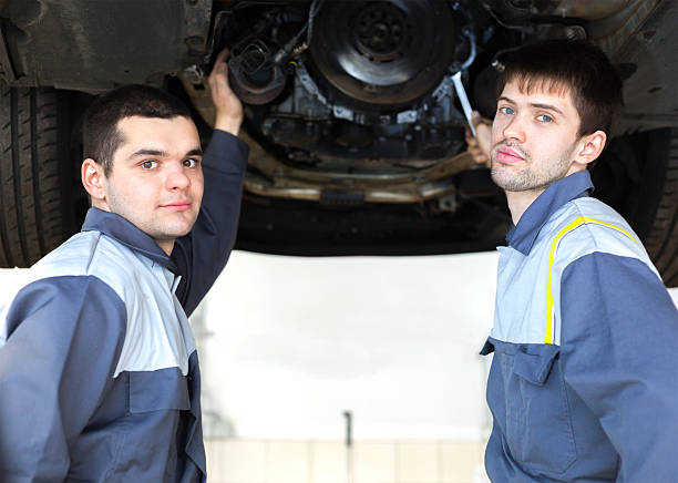 istock mechanic working in car repair service 530886129