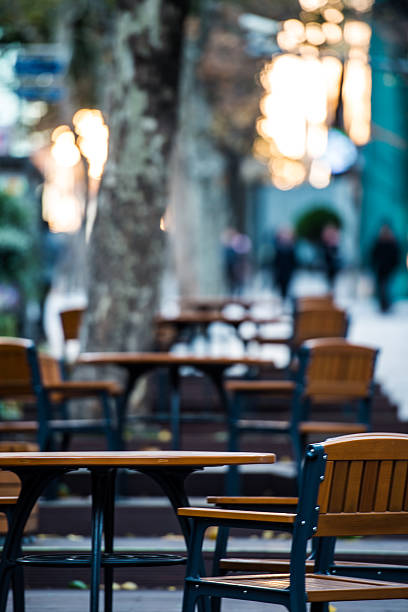 istock Table on the street for rest 530889545