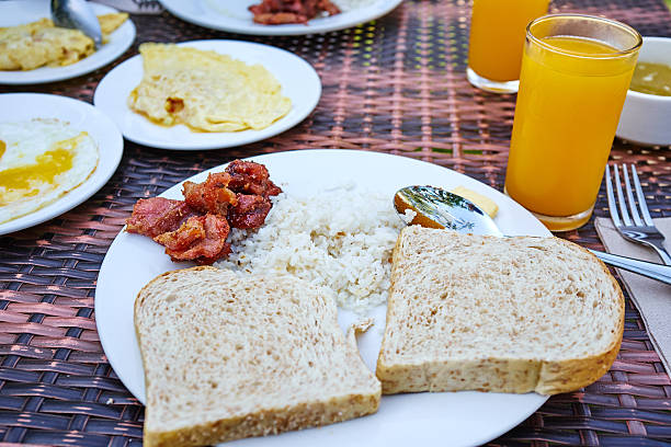 Philippino Breakfast stock photo