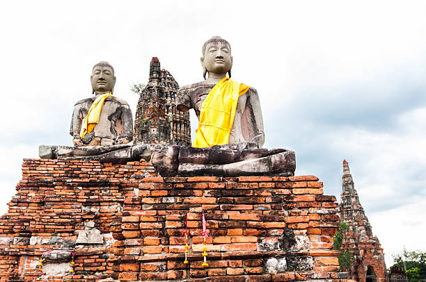 istock Old Temple Wat Chai watthanaram in Ancient Ayuttaya 530900889