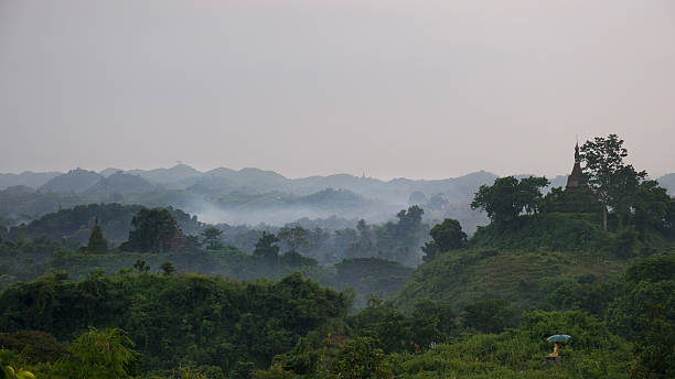 istock Hazy landscape at Mrauk U, Myanmar 530903299