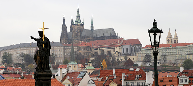 St. Vitus Cathedral (Roman Catholic cathedral ) in Prague Castle, Czech Republic