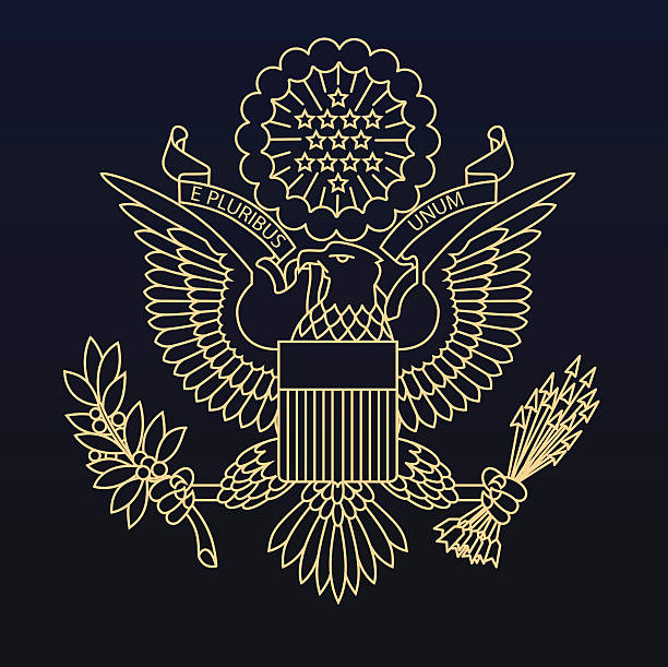 nas paszport seal - wing star shape freedom image stock illustrations