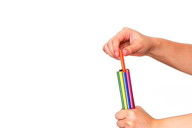 istock color pencil on hand 530906531