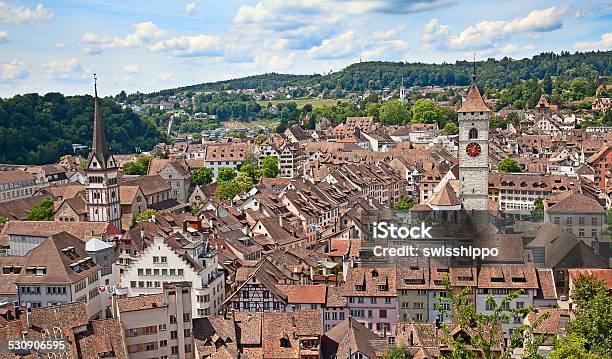 Summer In Schaffhausen Stock Photo - Download Image Now - Ancient, Antique, Architecture