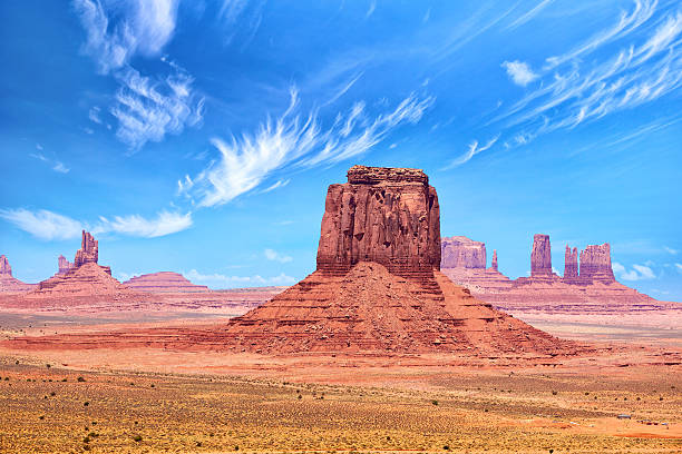 Monument Valley Merrick Butte at Monument Valley, Arizona-Utah, USA david merrick photos stock pictures, royalty-free photos & images
