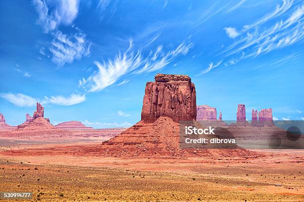 Monument Valley Stock Photo - Download Image Now - Arizona, Blue, Boulder - Rock
