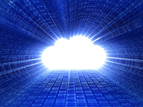 3d cloud computing and binary code