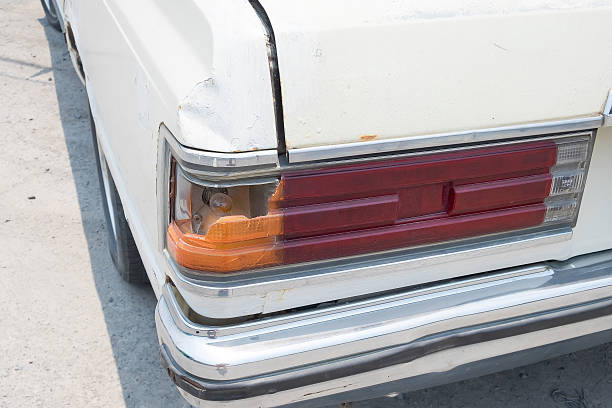 istock Back light of vintage car. 530917930