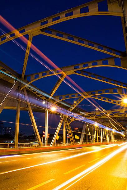 istock Krungthep Bridge beam light in Bangkok 530917955